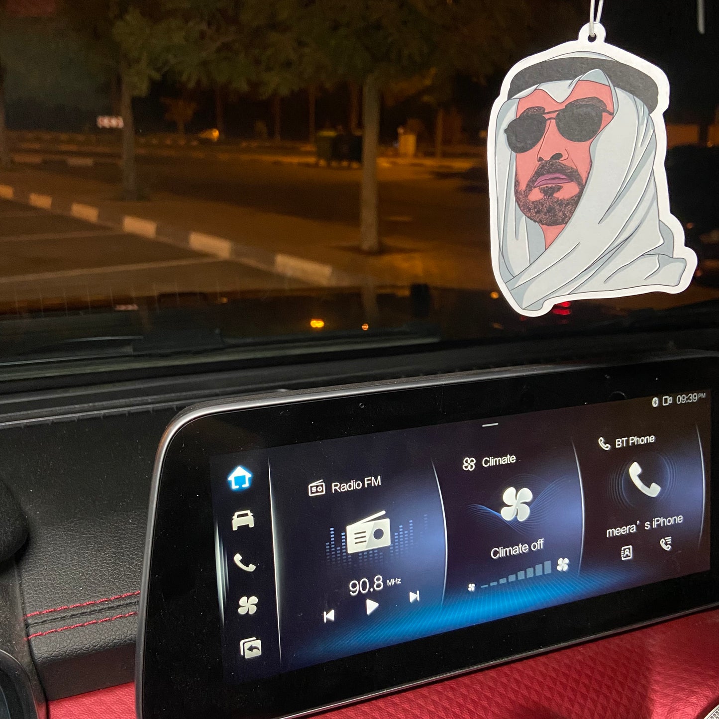 Uniquely designed product with a Black Ice scent lasting 3 to 7 days. Heat may impact scent longevity. Created to highlight the design.